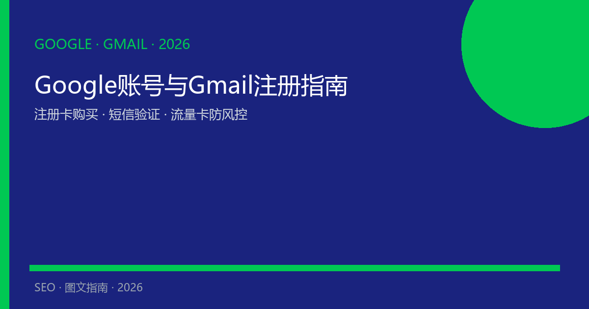 Google Gmail香港注册卡购买指南封面